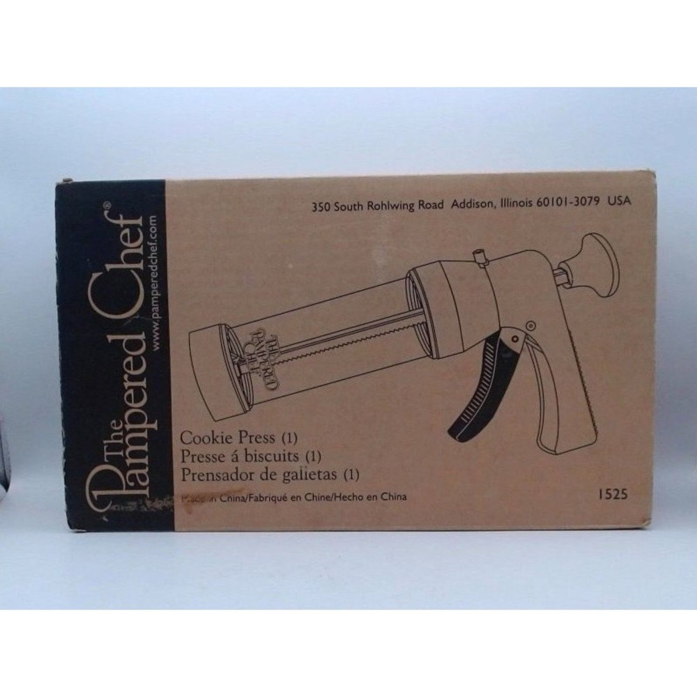 The Pampered Chef - Cookie Press Kit, BRAND NEW IN BOX